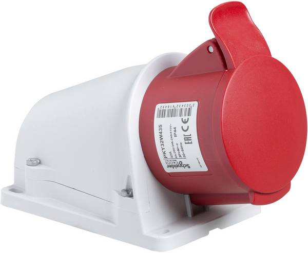Schneider Electric PKY16W435 PKY16W435 CEE zásuvka na stěnu, 16 A, 415 V, 1 ks