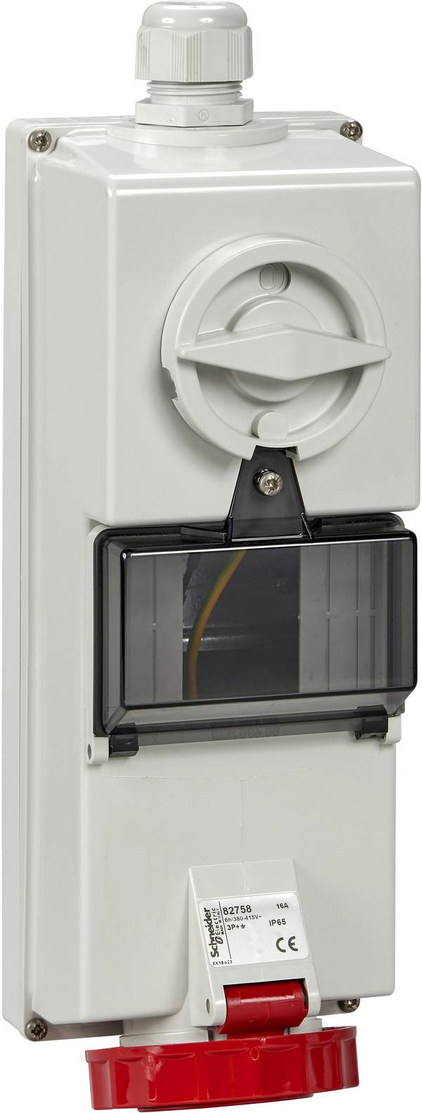 Schneider Electric 82759 82759 CEE zásuvka na stěnu, 16 A, 415 V, 1 ks