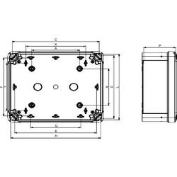 Skřínka na stěnu Schneider Electric NSYTBS19168 NSYTBS19168, (š x v x h) 164 x 192 x 87 mm, ABS, šedá (RAL 7035), 1 ks