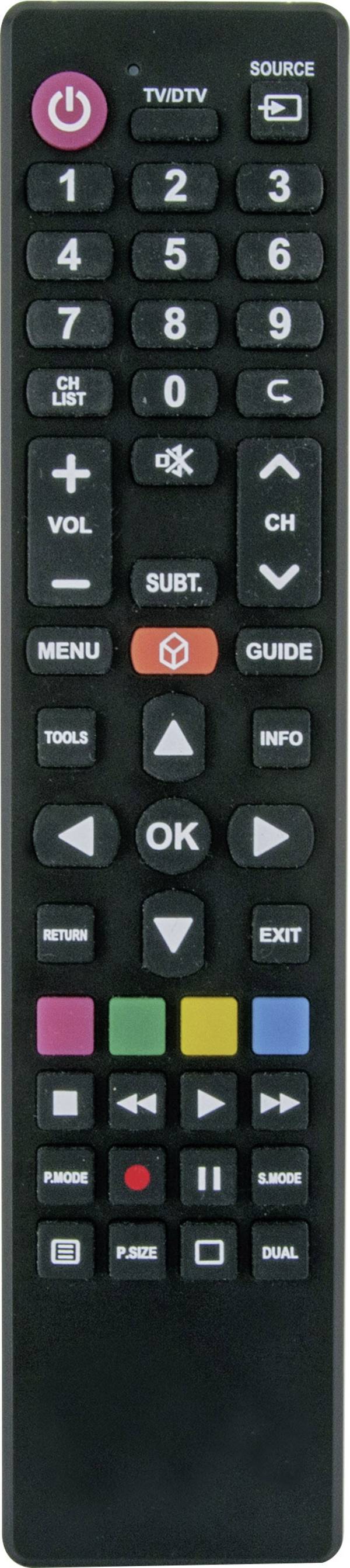 Schwaiger UFB100U Samsung, LG, Sony, Philips, Panasonic dálkové ovládání černá