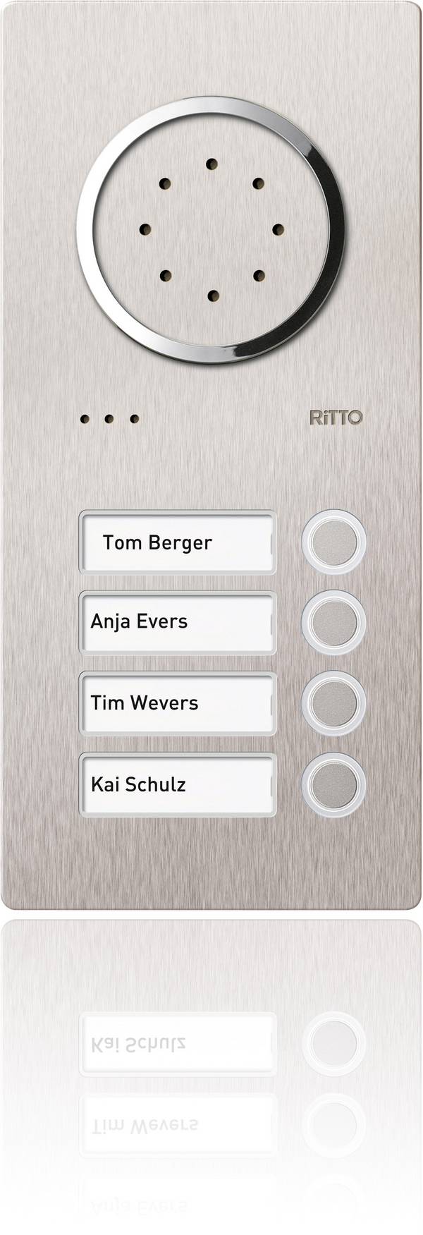 Ritto by Schneider 1810420  domovní telefon venkovní jednotka, nerezová ocel, 1810420