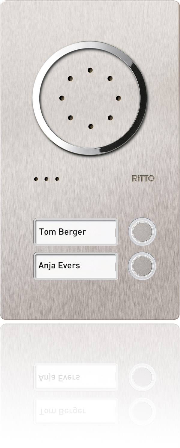 Ritto by Schneider 1810220  domovní telefon nerezová ocel, 1810220