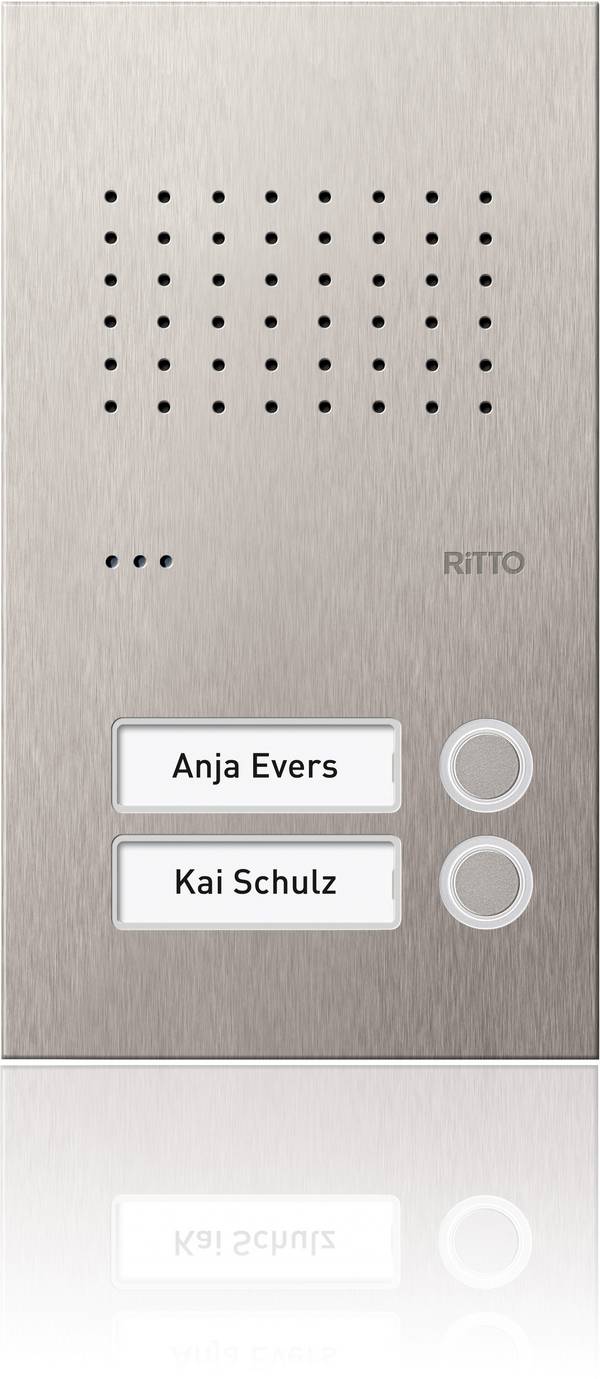 Ritto by Schneider RGE1810225  domovní telefon venkovní jednotka, nerezová ocel, RGE1810225