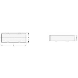 Kryt patice DILS 14 GBLO, Fischer Elektronik, 14pólový, 20 x 12,5 x 11,7 mm