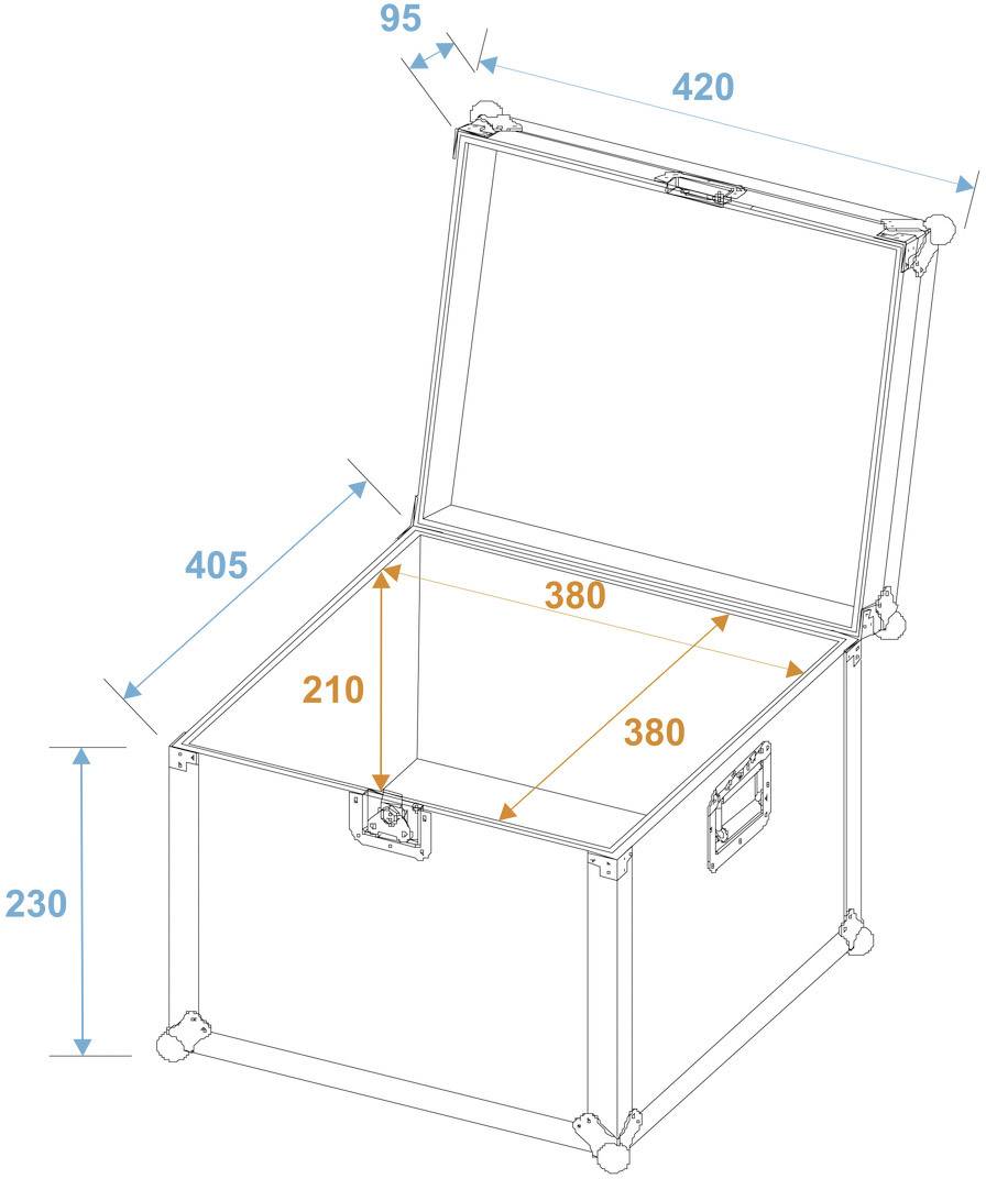 Roadinger 30126649 30126649 case (kufr) (d x š x v) 405 x 420 x 325 mm-4