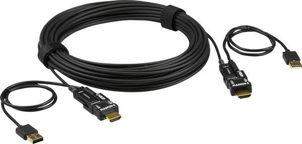 ATEN HDMI kabel Zástrčka HDMI-A, Zástrčka HDMI-A 30.00 m černá VE7833-AT 4K UHD HDMI kabel