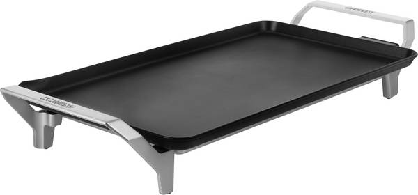 Princess Table Chef Premium XL elektrický gril, stolní gril Teppan Yaki, stříbrná (matná), černá