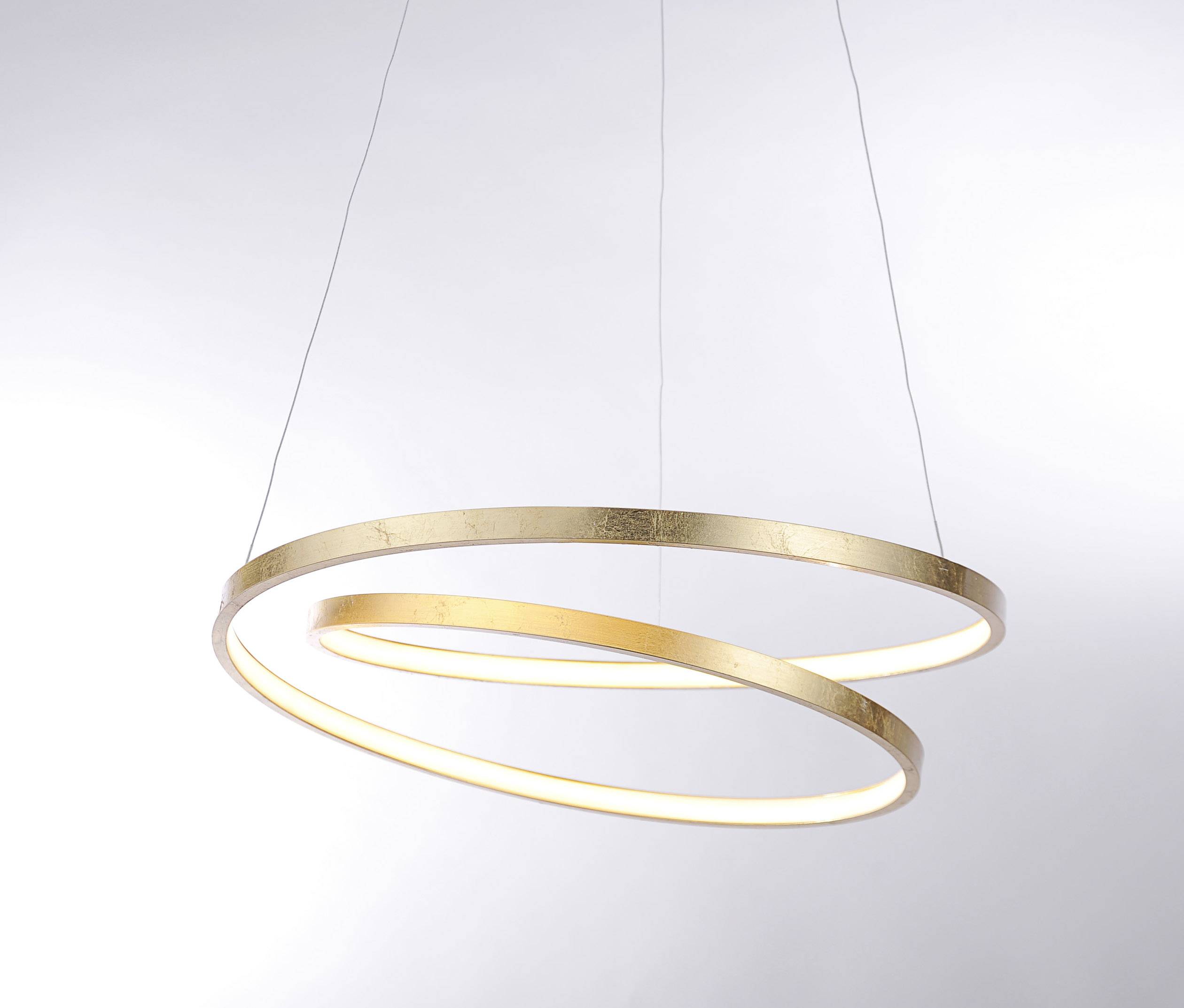 Paul Neuhaus ROMAN 2472-12 LED závěsný lustr LED pevně vestavěné LED 30 W zlatá-5