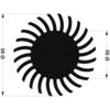 LED chladič Fischer Elektronik SK 572 10 ME 10103904, 2.65 K/W, (Ø x v) 85 mm x 10 mm