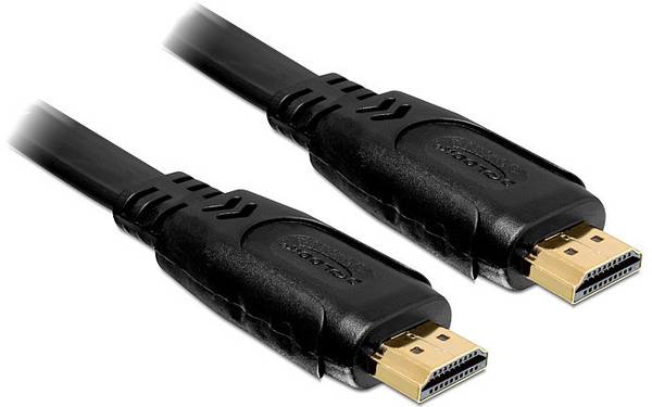 Delock HDMI kabel Zástrčka HDMI-A, Zástrčka HDMI-A 2.00 m černá 82670 4K UHD HDMI kabel
