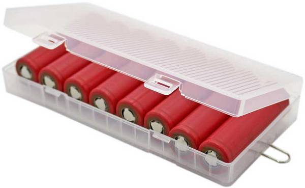 Soshine SBC-024 úložný box na baterie 8x 18650 (d x š x v) 156 x 78 x 25 mm
