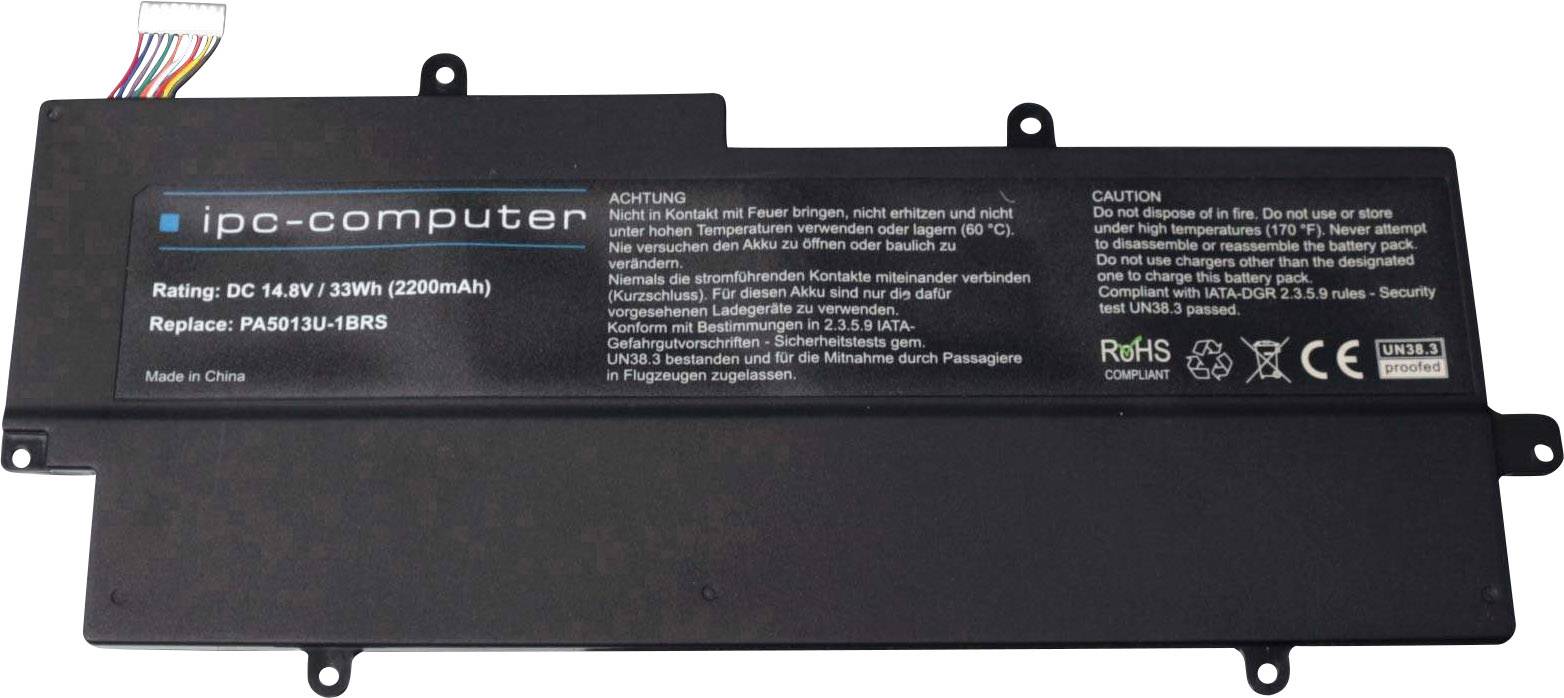 ipc-computer akumulátor do notebooku PA5013U-1BRS REPLACE 14.8 V 2200 mAh Toshiba
