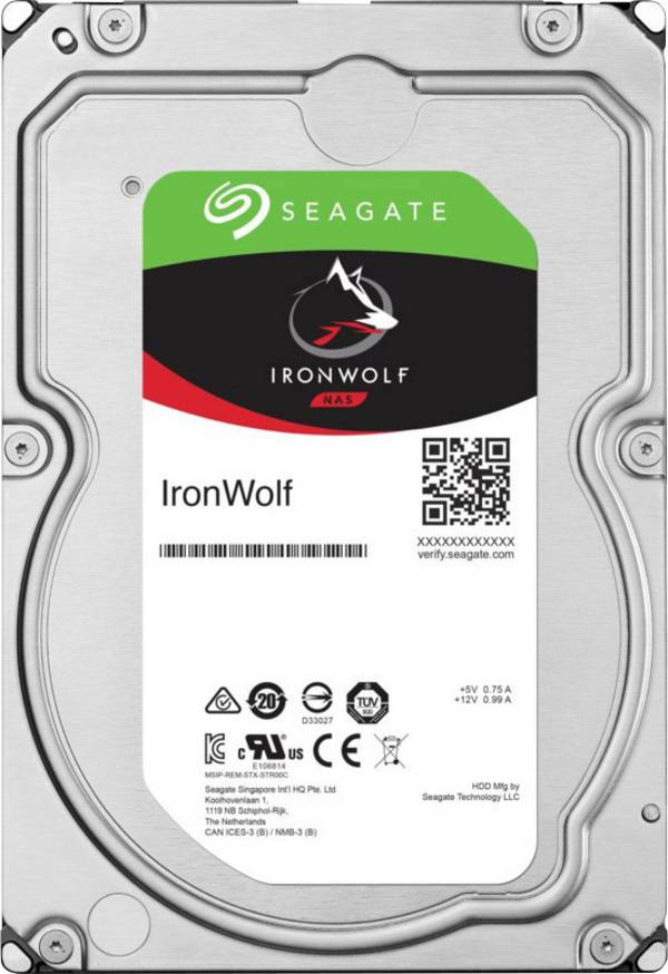 Seagate IronWolf™ 12 TB  interní pevný disk 8,9 cm (3,5") SATA III ST12000VN0008 Bulk