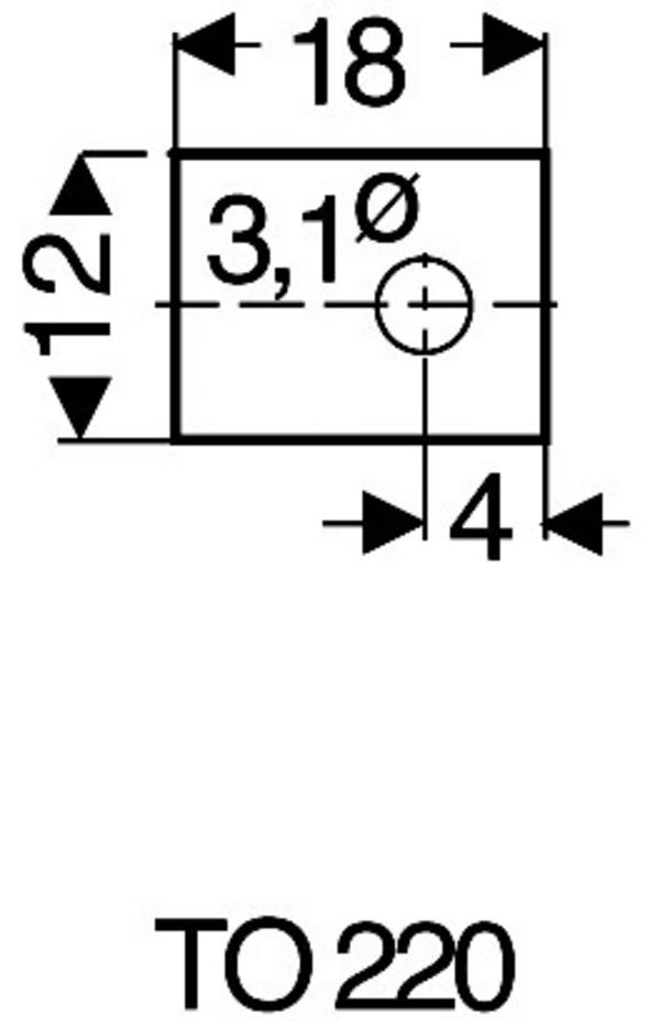 Fischer Elektronik GS 220 P slídová podložka (d x š) 18 mm x 12 mm Vhodný pro (pouzdra polovodičů) TO-220  1 ks