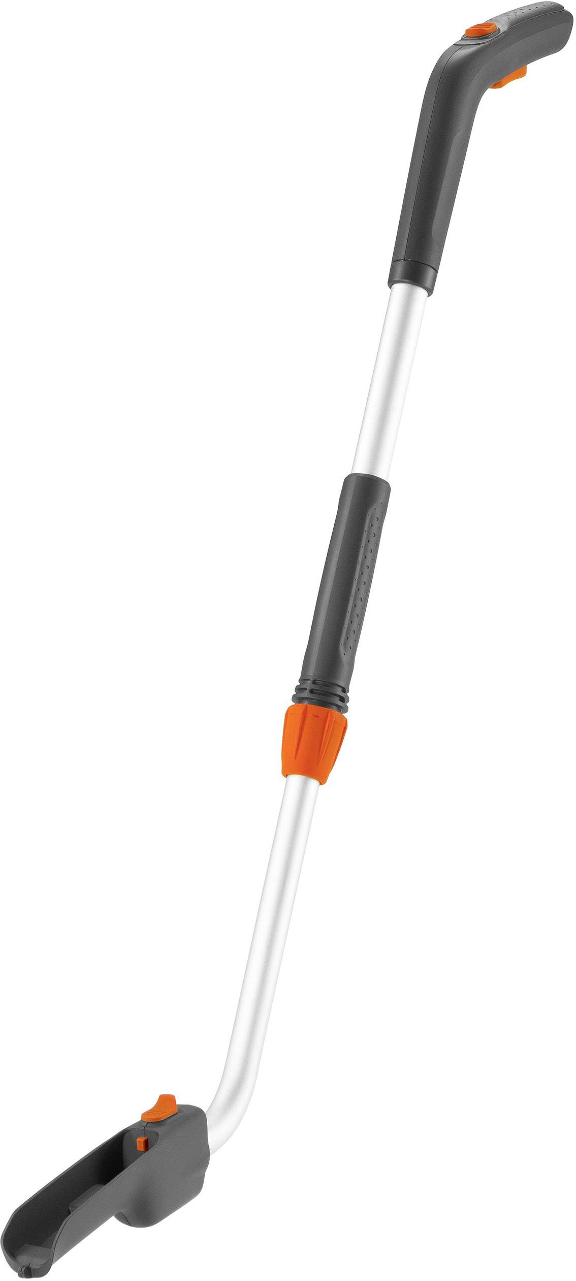 Ergonomický úchopový ramenní nástavec s černou a oranžovou rukojetí, vhodný pro uchopení předmětů na dálku.
