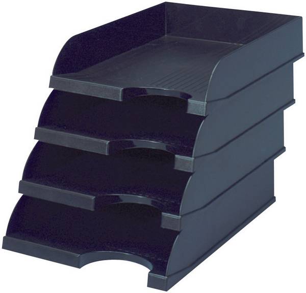 BJZ ESD skladovací přihrádka na dokumenty (d x š x v) 33 x 24 x 6 cm disipativní Poznávací značka ESD: C C-199 975