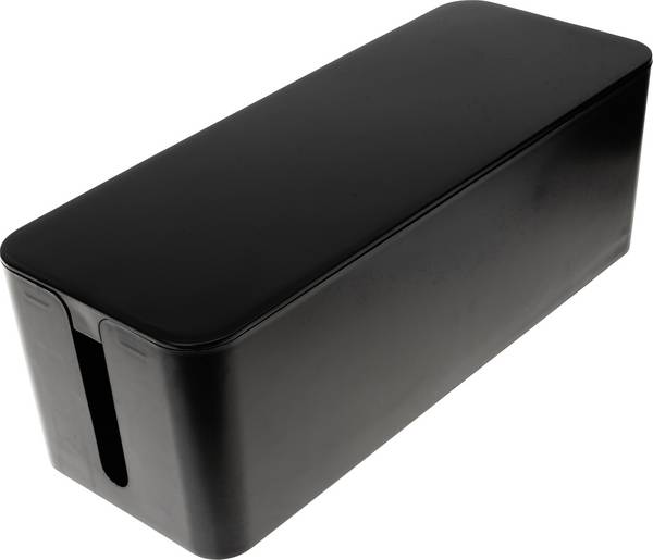 Max Hauri kabelový box  guma černá  (d x š x v) 40 x 15.5 x 13.5 cm 1 ks  126729