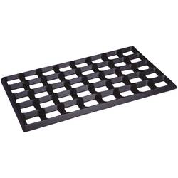 ESD montážna rohož mriežkovaná BJZ C-187 625, (d x š x v) 610 x 370 x 20 mm, čierna