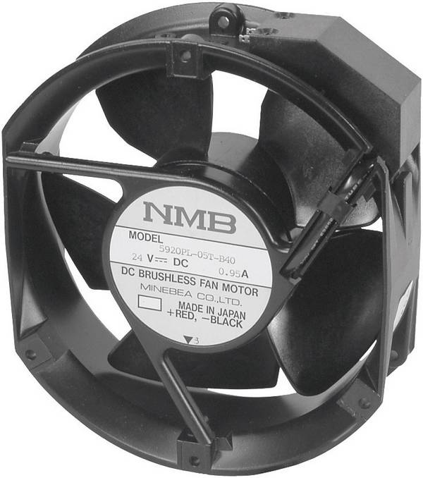 NMB Minebea 5915PC-23T-B30 axiální ventilátor, 230 V/AC, 300 m³/h, (d x š x v) 172 x 150 x 38 mm, 5915PC-23T-B30