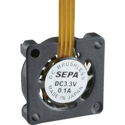 Mikro ventilátor SEPA HY_10A03A-ST, 10 x 10 x 2 mm, 3,3 V/DC