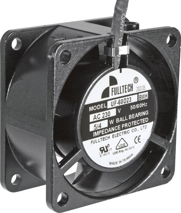 SEPA UF60D23BHW axiální ventilátor, 230 V/AC, 14 m³/h, (d x š x v) 60 x 60 x 30 mm, 836048301