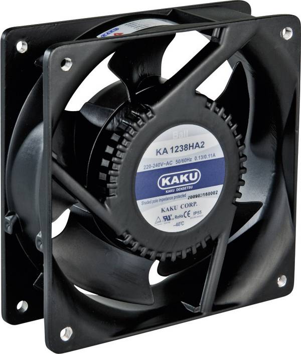 SEPA KA1238XA2BMT axiální ventilátor, 230 V/AC, 178 m³/h, (d x š x v) 120 x 120 x 38 mm, 861258403
