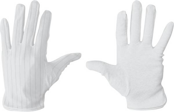 BJZ C-199 2814-M ESD rukavice protiskluzový  vel. Oblečení: M polyester, polyuretan