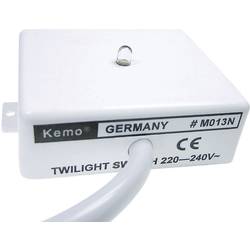 Soumrakový spínač Kemo M013N, 40 mA, 69 x 59 x 23 mm, 220 - 240 V/AC (modu)