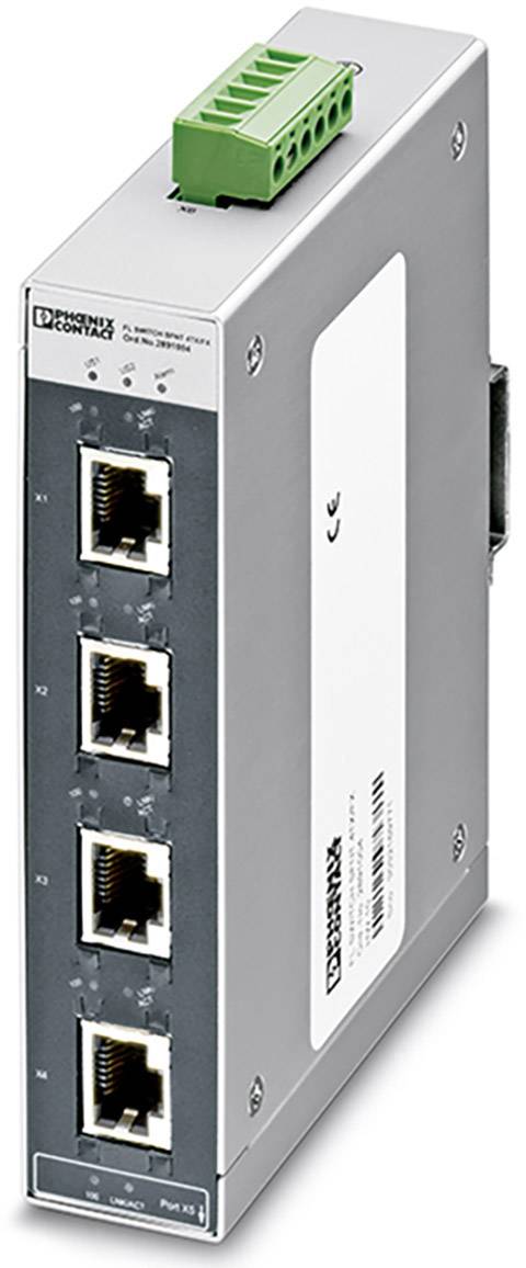 Phoenix Contact 2891004 FL SWITCH SFNT 4TX/FX průmyslový ethernetový switch 10 / 100 MBit/s
