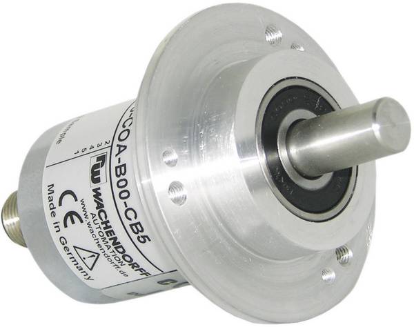 Wachendorff absolutní , Multiturn rotační snímač 1 ks WDGA-58B-10-1218-CO-A-B-0-0-CB5 58 mm