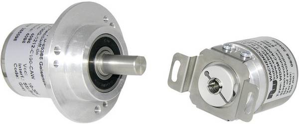 Wachendorff absolutní , Multiturn rotační snímač 1 ks WDGA-58B-10-1218-SI-A-G-0-1-CB8 58 mm