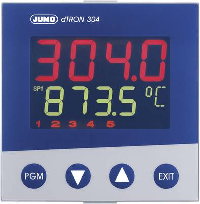 Jumo Dtron 304 Pid Termostat Pt100 Pt500 Pt1000 Kty11 6 L J U T K E N S R B C D 0 Do 2400 Conrad Cz