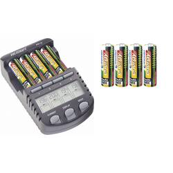 Nabíjačka Voltcraft IPC-1L + 4 ks 2200 mAh akumulátorov