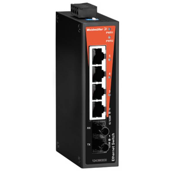 Weidmüller 1286540000 IE-SW-BL05T-4TX-1ST průmyslový ethernetový switch  100 MBit/s funkce PoE