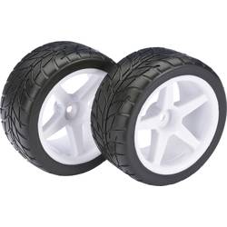 Buggy kolo Absima, 5 paprsků, 12 mm 6-hran, 1:10, bílá, 2 ks