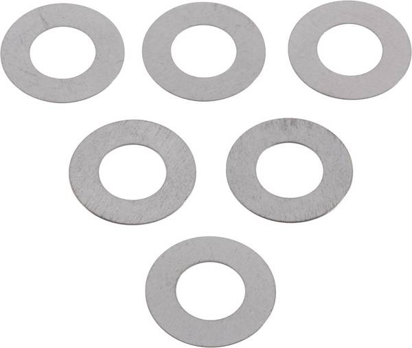 ocel opěrná podložka 6 mm 12 mm 0.2 mm 20 ks