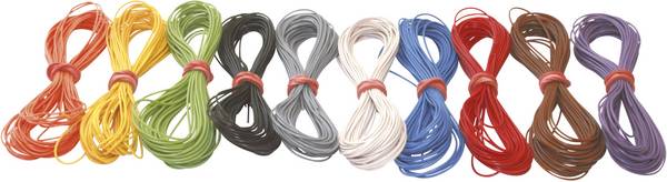 TAMS Elektronik 73-10099-12-C lanko pro modelářskou železnici 1 x 0.05 mm² barevná