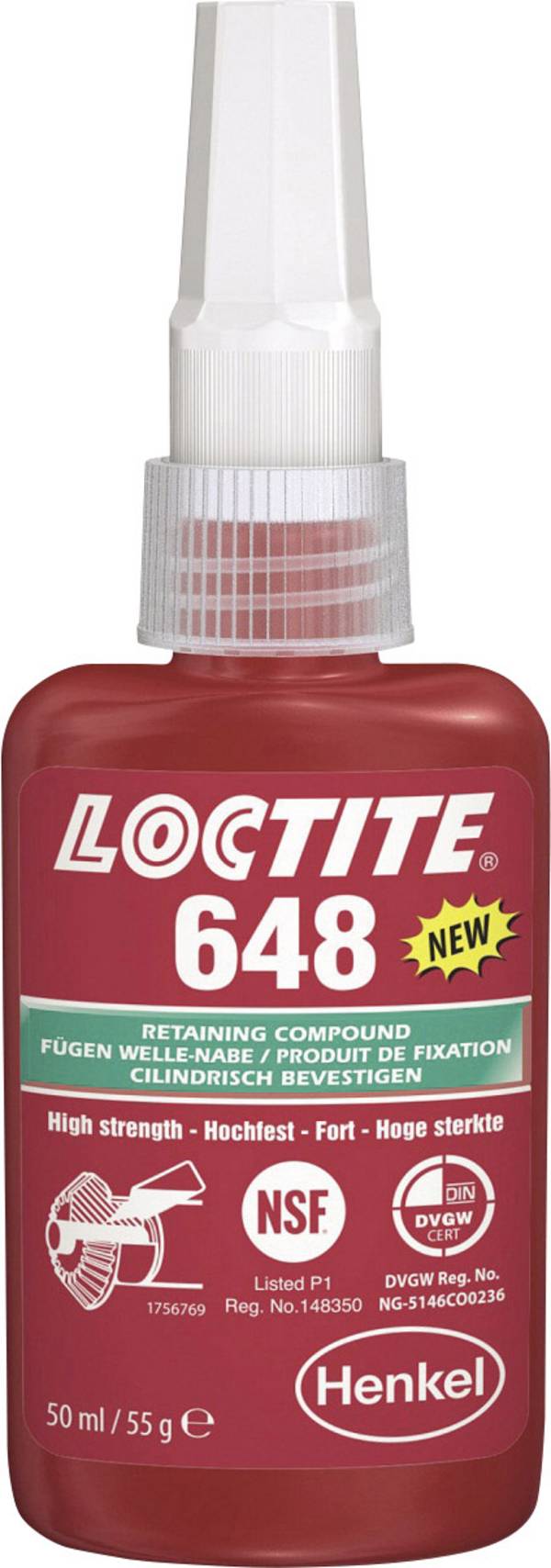 LOCTITE® 648 ložiskové a pouzdrové lepidlo 1804416 50 ml