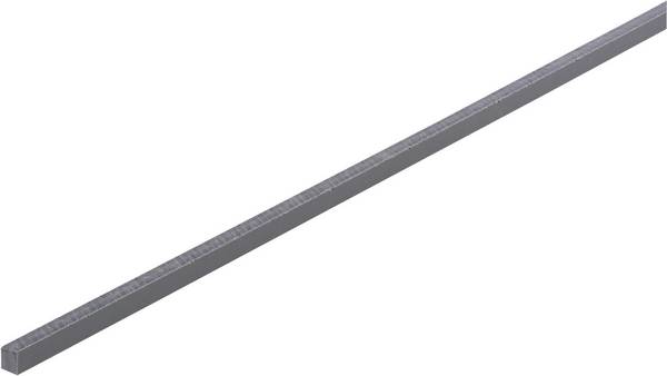 PVC čtyřhranný profil (d x š x v) 500 x 5 x 5 mm  1 ks