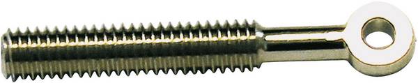 očkový šroub Modelcraft 10258/AS-M3, 1.65 mm, 4 ks, mosaz