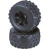 Kompletné kolesá Rhombo Reely 513016B pre truggy, 108 mm, 1:10, 2 ks, čierna