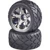 Kompletné kolesá Street Reely 533028C pre truggy, 100 mm, 1:10, 2 ks, titánová