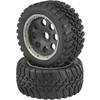 Velké kolo Reely Block, 6 paprsků, 24 mm 6-hran, 1:6, černá, 2 ks