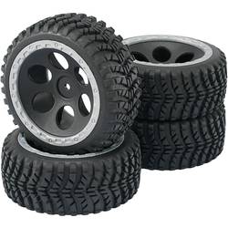 Buggy kolo Reely, 5 paprsků, 1:10, 12 mm 6-hran, černá, 4 ks