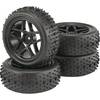Kompletné kolesá Spike Reely 511660C pre buggy, 87 mm, 1:10, 4 ks, čierna