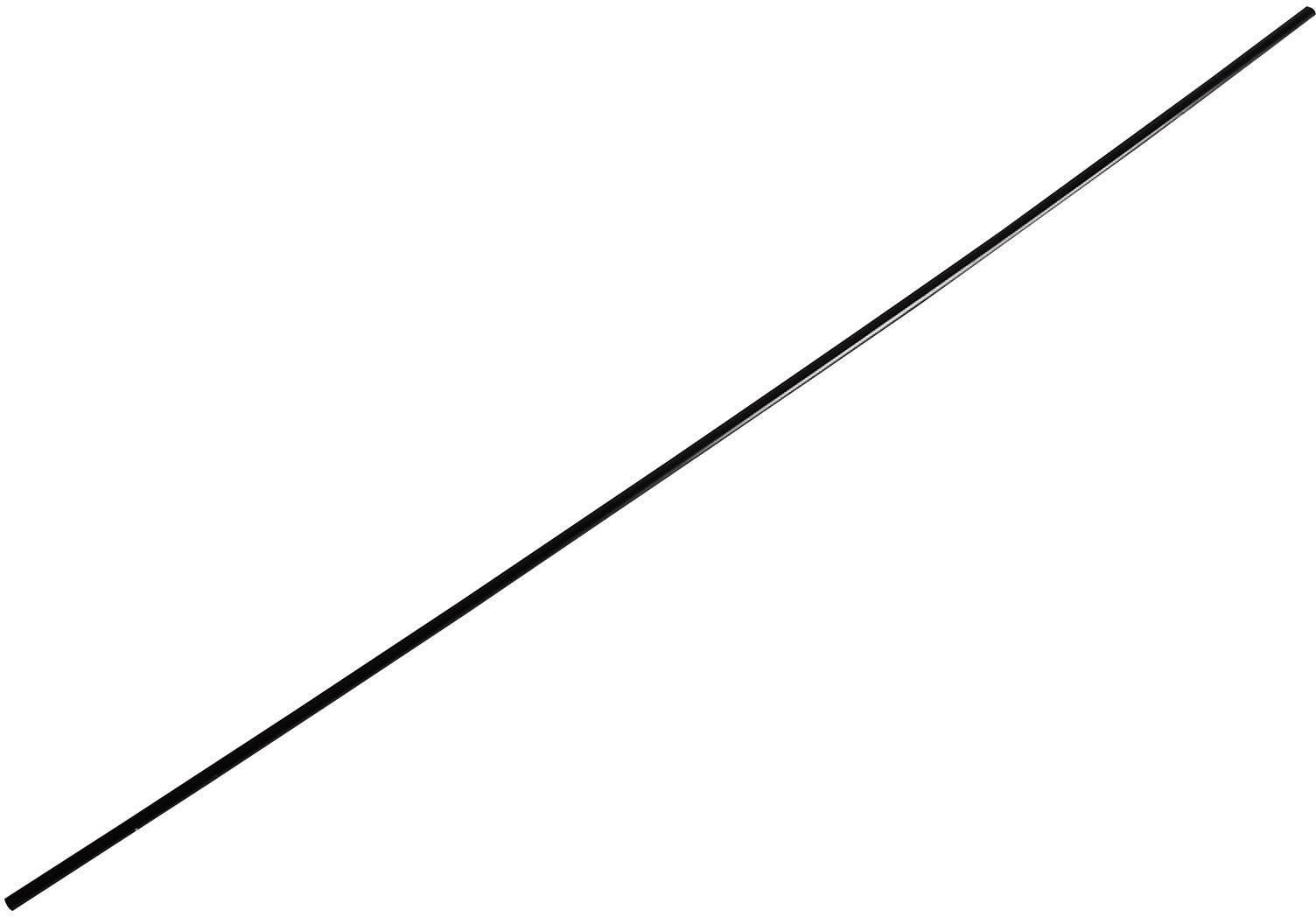 Černá diagonální čára na bílém pozadí.