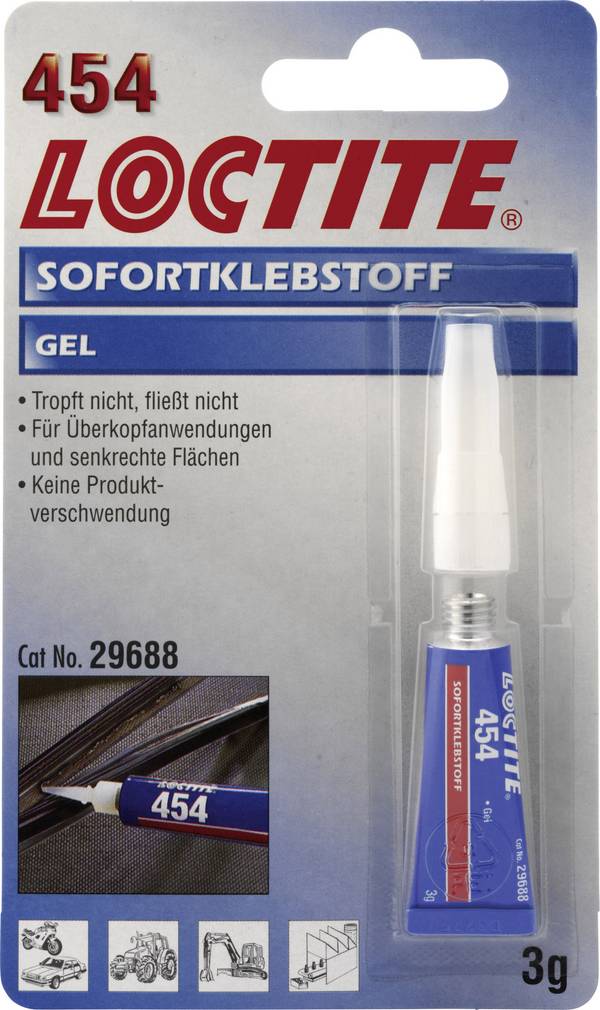 LOCTITE® 454 vteřinové lepidlo 24703 3 g