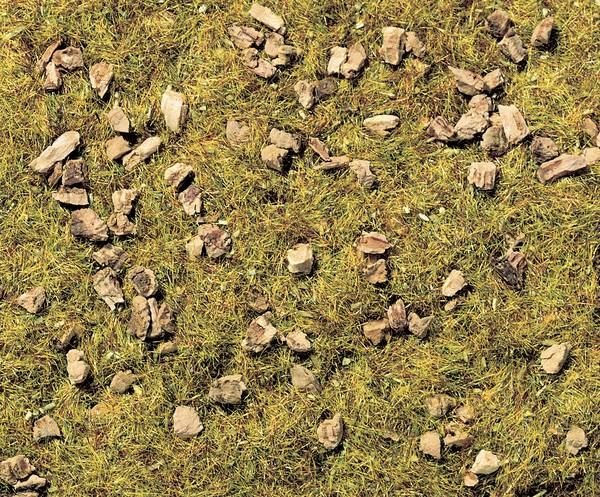 NOCH 8360 posypová tráva kamenitá horská louka středně zelená