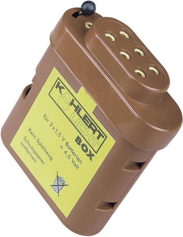 Kahlert Licht 60897 bateriový box   s připojovací zdířkou   4.5 V