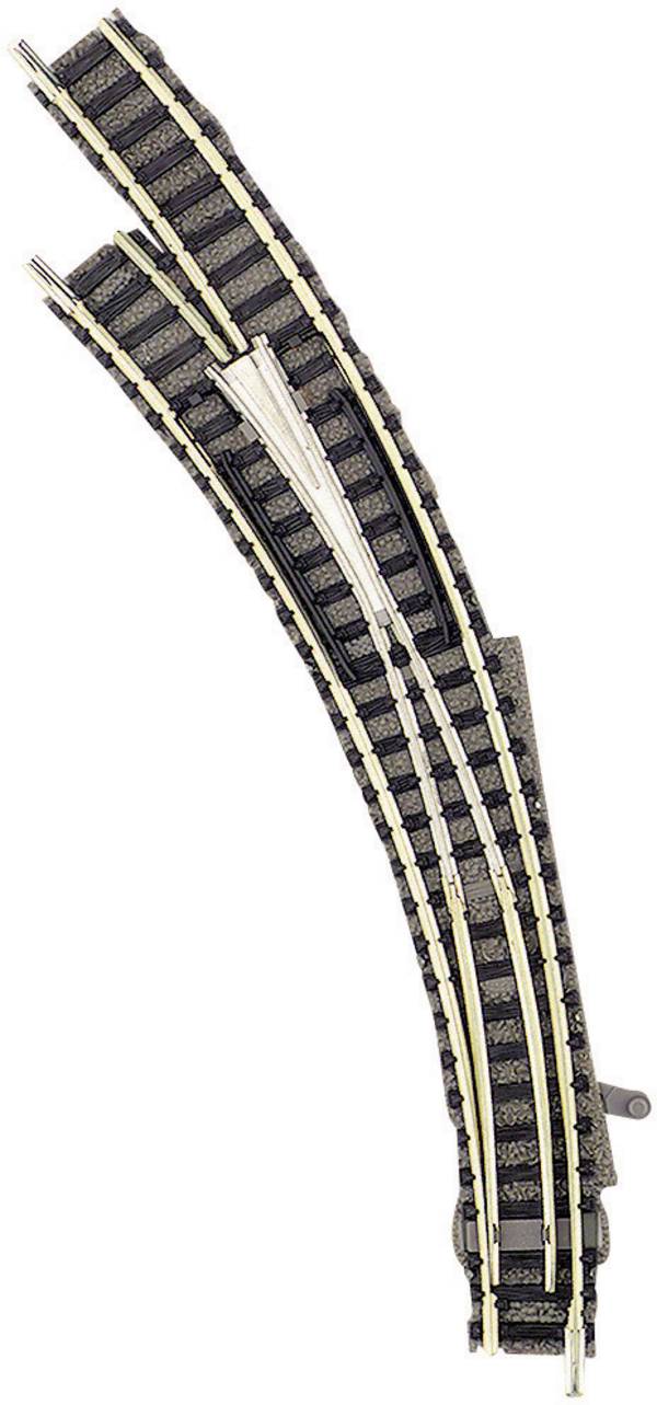 9168 N Fleischmann piccolo (s uložením) oblouková výhybka, levá 356.5 mm 45 ° 356.5 mm, 420 mm 1 ks
